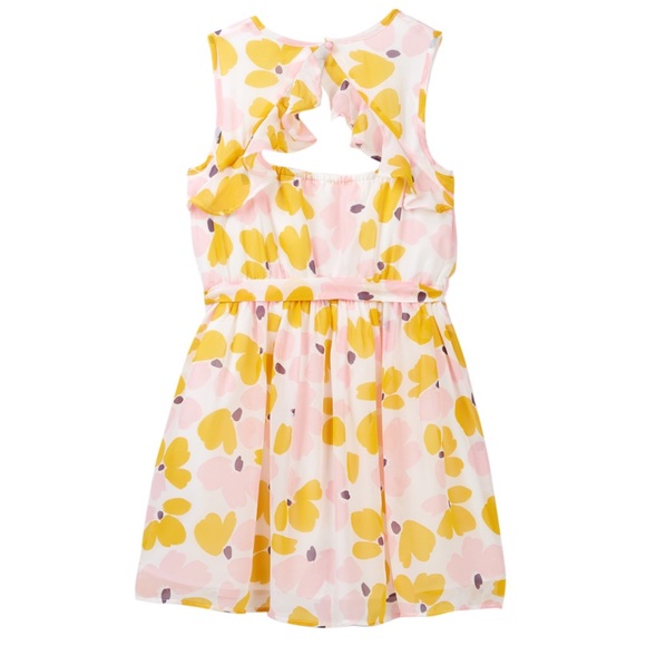 NWT Kate Spade Daub Floral Ruffle Dress - Picture 2 of 8